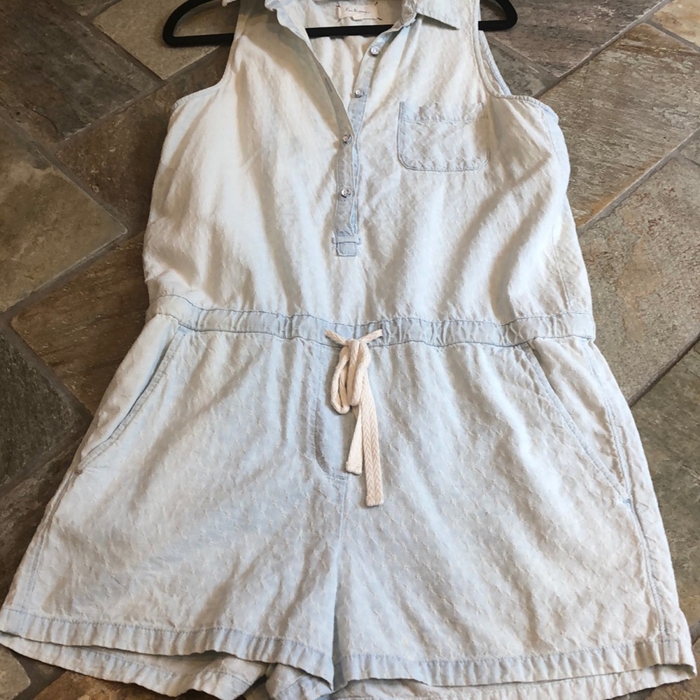 Lou And Grey Draw String Romper Size 4 - image 2